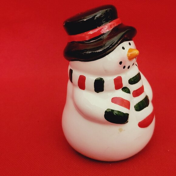 Vintage Salt Pepper Snowman Shaker - Picture 6 of 12